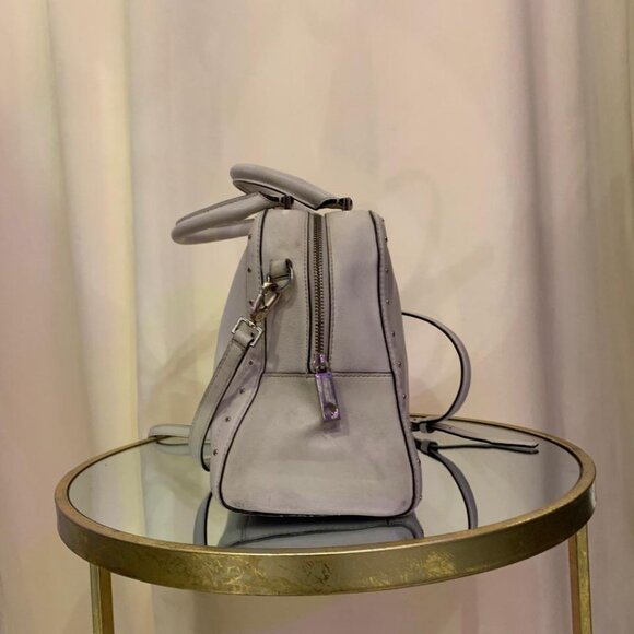 Kate Spade New York Beige Leather Satchel, Crossbody strap included. - Picture 2 of 3